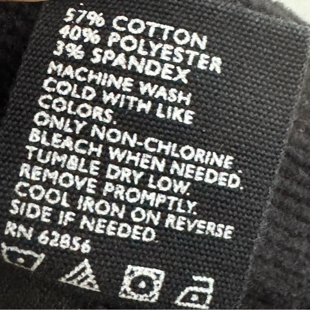 Hue Black Corduroy Leggings Pants Small